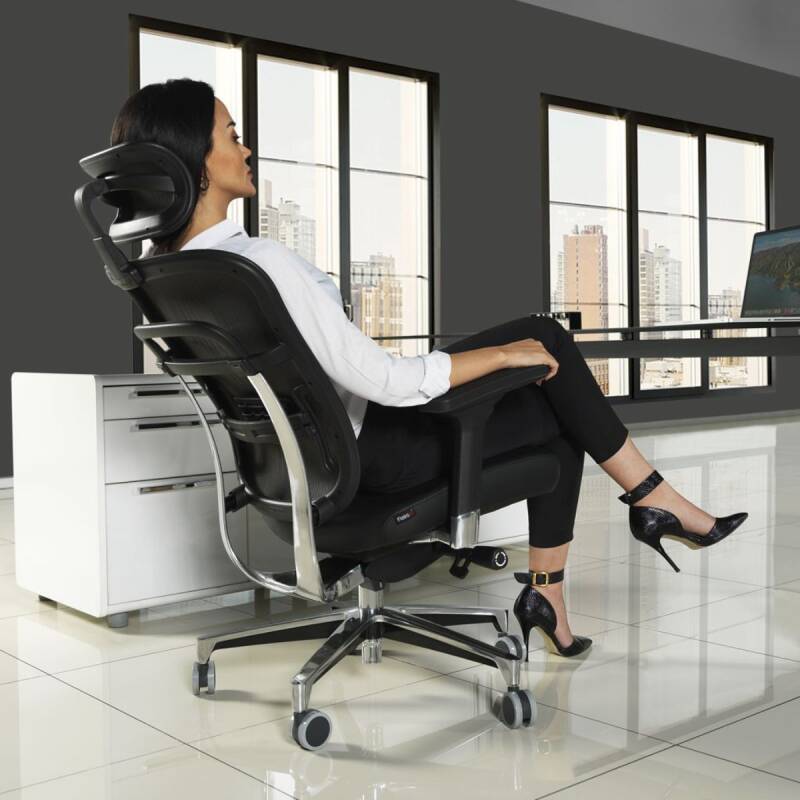 AURA BLACK ORTOPEDİK YÖNETİCİ KOLTUĞU - 4