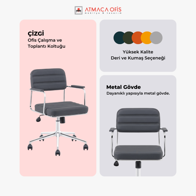 ÇİZGİ ÇALIŞMA TOPLANTI KOLTUĞU - 3