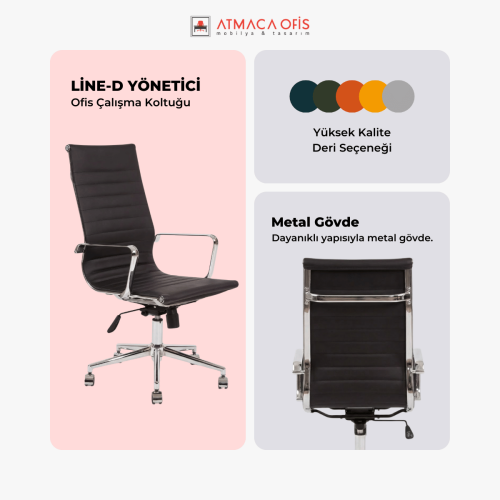 LİNE D - FRST YÖNETİCİ OFİS KOLTUĞU - 3