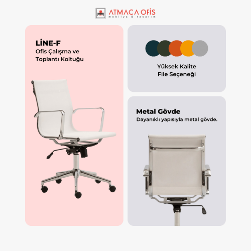 LİNE-F FRST OFİS ÇALIŞMA KOLTUĞU - 3