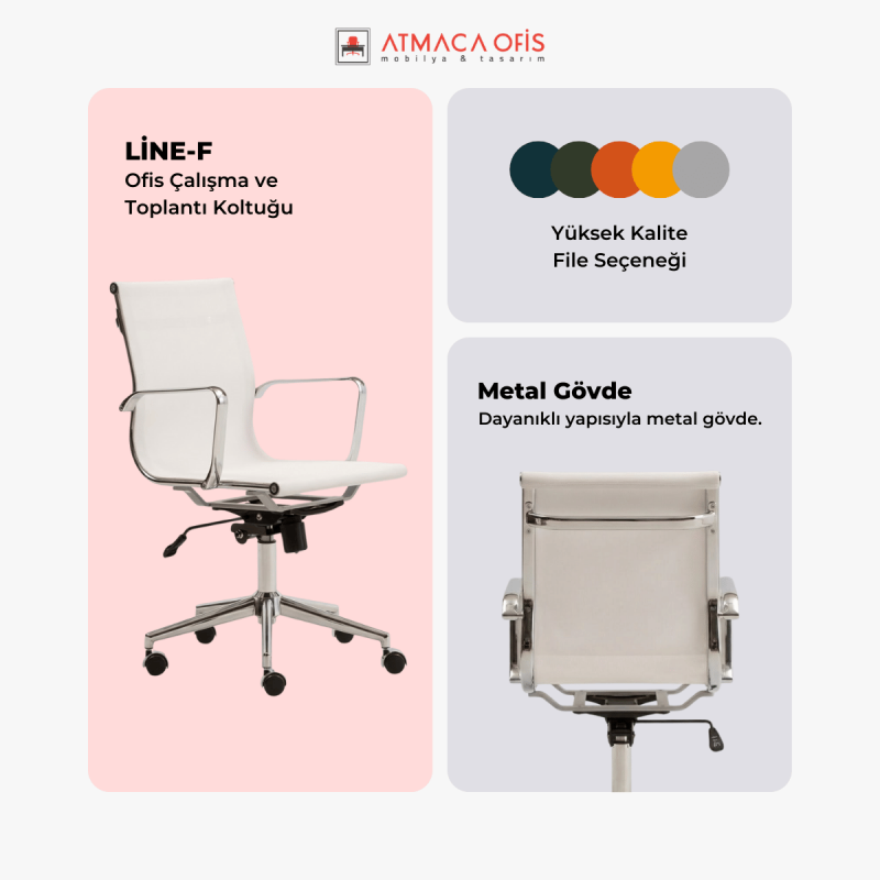 LİNE-F FRST OFİS ÇALIŞMA VE TOPLANTI KOLTUĞU - 3