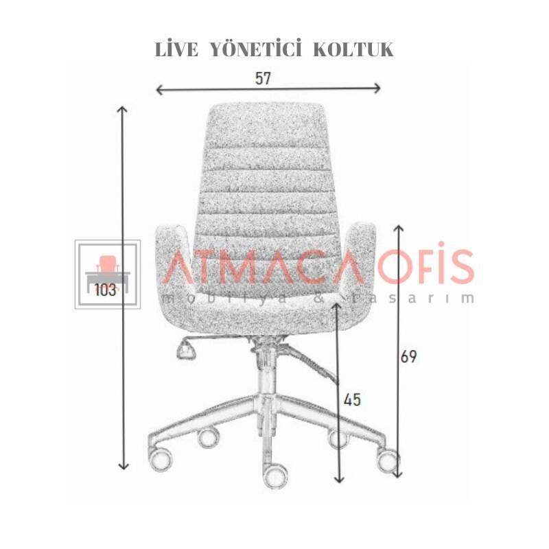LİVE YÖNETİCİ OFİS KOLTUĞU - 4