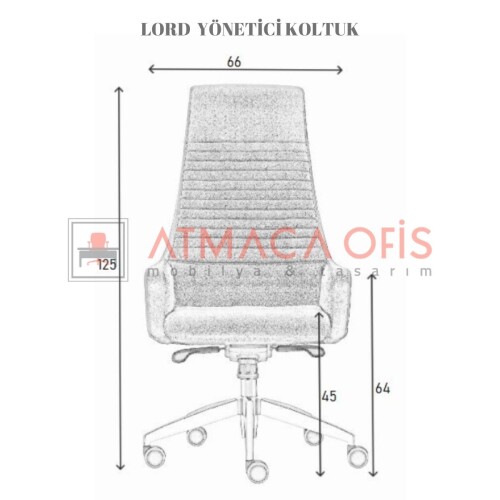 LORD YÖNETİCİ OFİS KOLTUĞU - 5