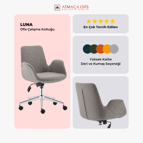 LUNA OFİS ÇALIŞMA KOLTUĞU - 3