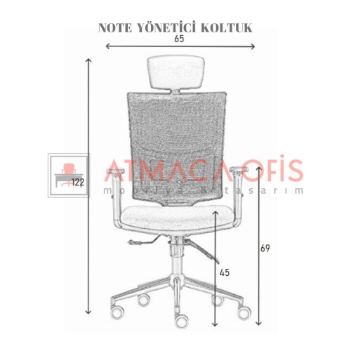 NOTE YÖNETİCİ OFİS KOLTUĞU - 3