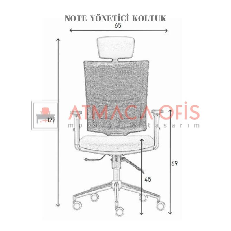 NOTE YÖNETİCİ OFİS KOLTUĞU - 3