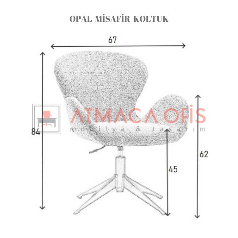 OPAL MİSAFİR BEKLEME KOLTUĞU - 8