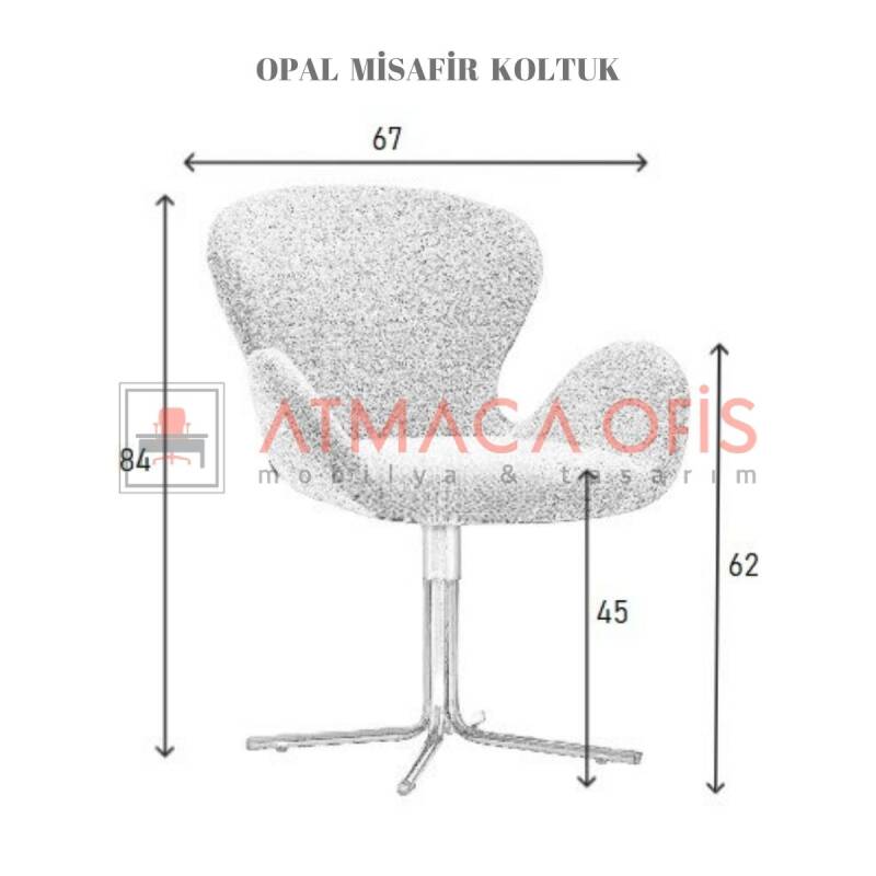 OPAL MİSAFİR BEKLEME KOLTUĞU - 6