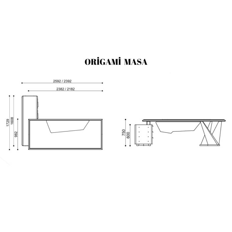 ORİGAMİ ETAJERLİ MAKAM TAKIMI - 9