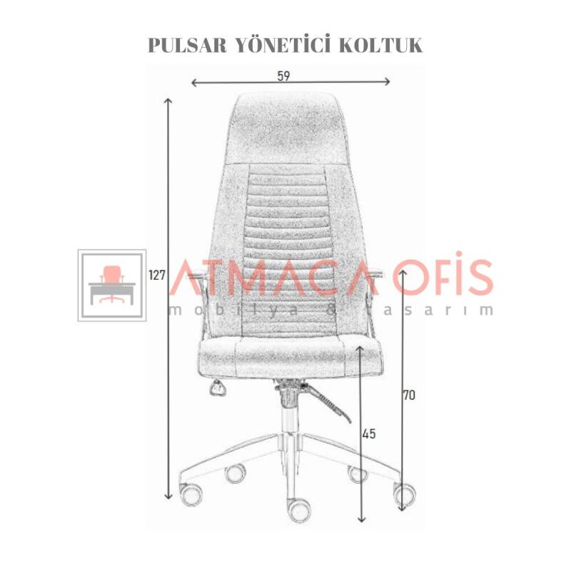 PULSAR YÖNETİCİ OFİS KOLTUĞU - 3