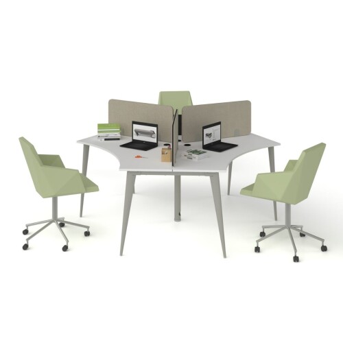 RİTİM WORK ÜÇLÜ ÇALIŞMA MASASI - 2