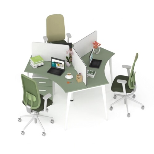 RİTİM WORK ÜÇLÜ ÇALIŞMA MASASI - 