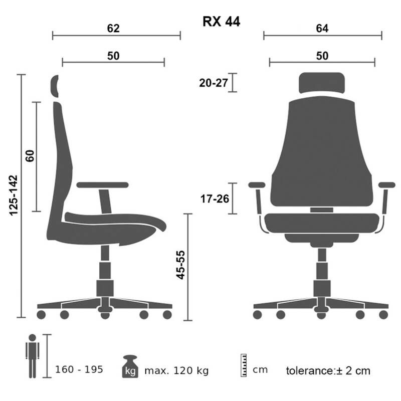 RX44 CAS FULL ORTOPEDİK VİP OFİS KOLTUĞU - 3