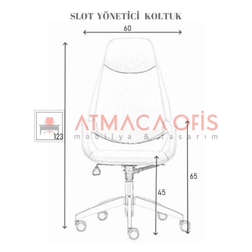 SLOT YÖNETİCİ OFİS KOLTUĞU - 4