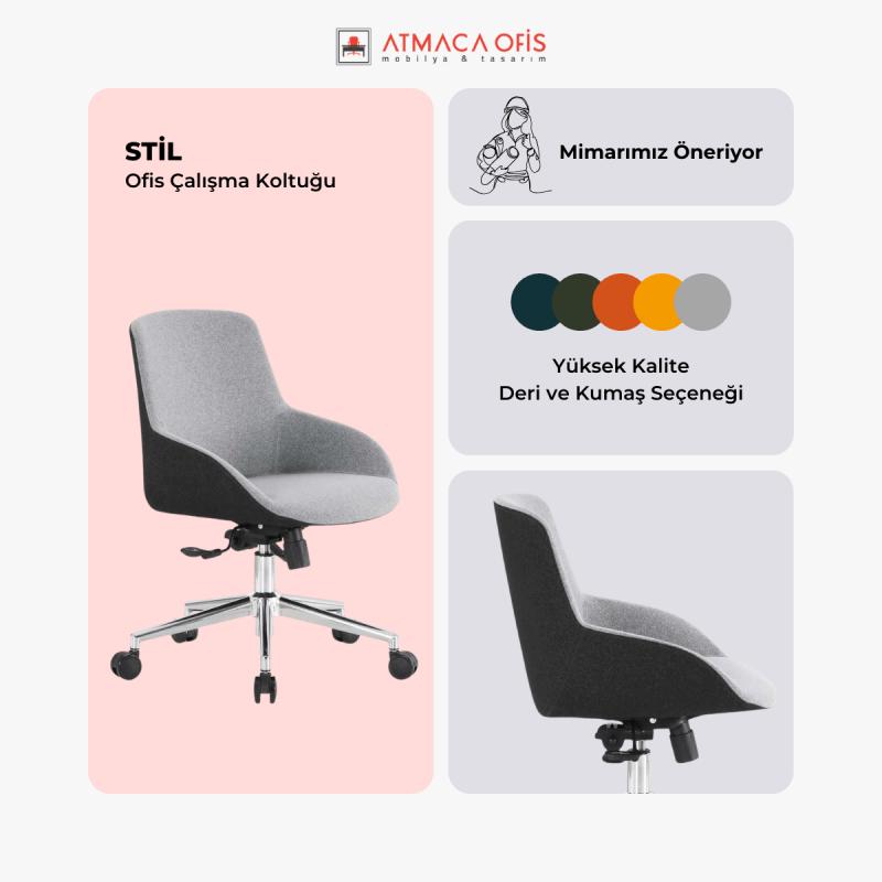 STİL OFİS ÇALIŞMA KOLTUĞU - 3