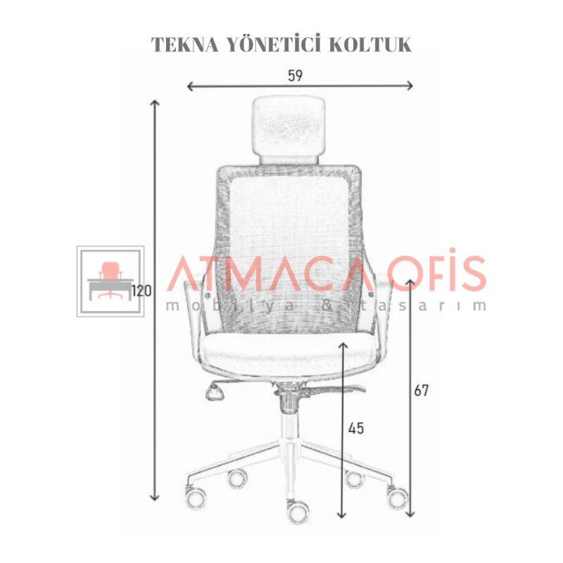TEKNA YÖNETİCİ OFİS KOLTUĞU - Kopya - 4