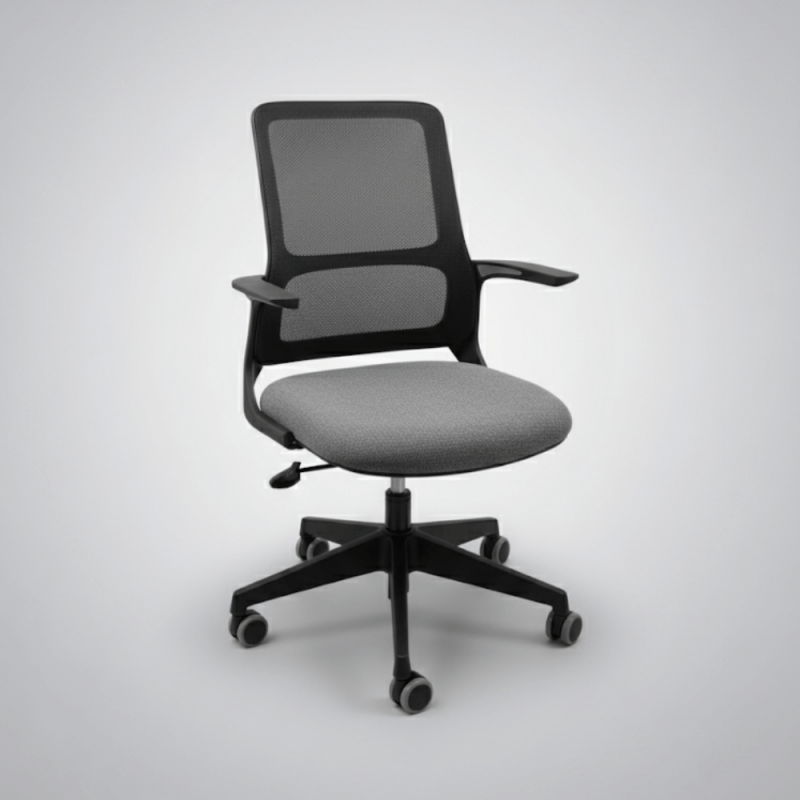 TERRA SİYAH OFİS ÇALIŞMA KOLTUĞU - 4