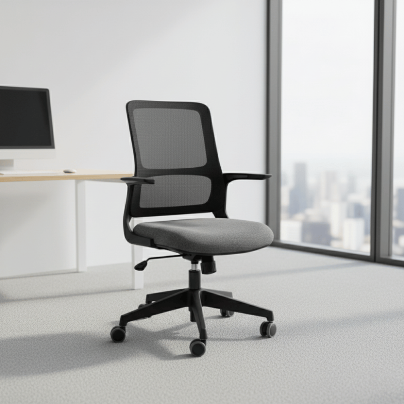 TERRA SİYAH OFİS ÇALIŞMA KOLTUĞU - 1