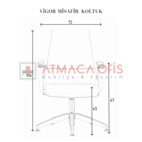 VİGOR MİSAFİR BEKLEME KOLTUĞU - 4