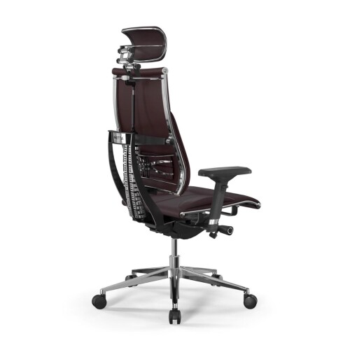 YOGA BROWN DÖŞEMELİ ORTOPEDİK OFİS KOLTUĞU - 2